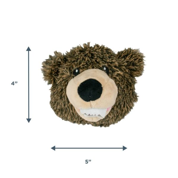 Tall Tails Dog 2 In 1 Grizzly Head 4 Inch For Discount