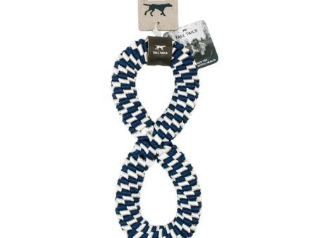 Tall Tails Dog Braided Infinity Tug Navy 11 Inches For Cheap