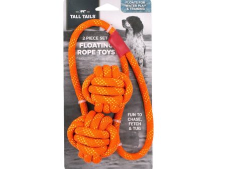 Tall Tails Dog Floating Rope Orange Online