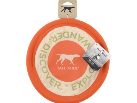 Tall Tails Dog Flying Disc Orange 7 Inches Fashion