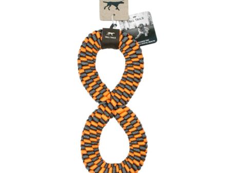 Tall Tails Dog Braided Infinity Tug Orange 11 Inches Online Hot Sale