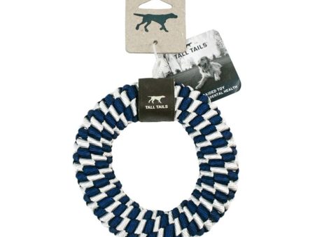 Tall Tails Dog Braided Ring Navy 6 Inches For Cheap