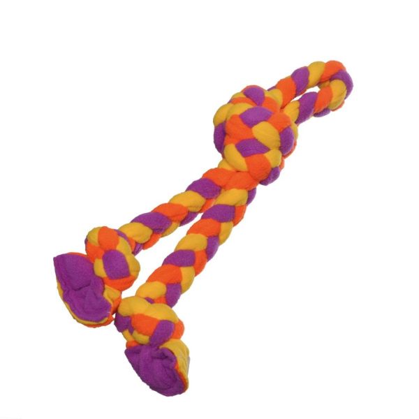 Tall Tails Dog Braided Fleece Tug 15 Inch on Sale