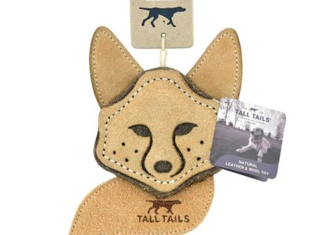 Tall Tails Dog Scrappy Critter Leather Fox 4 Inches Fashion