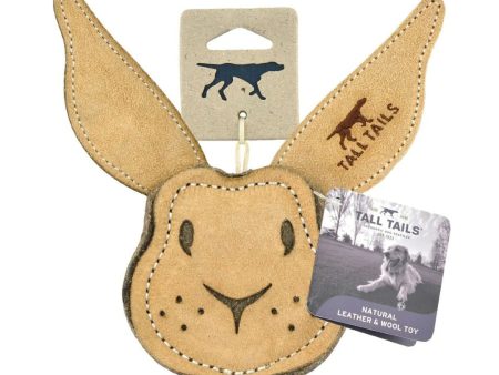 Tall Tails Dog Scrappy Critter Leather Rabbit 4 Inches on Sale