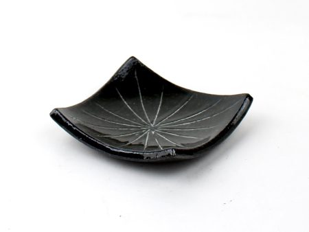 Lines 8.5 cm Ceramic Square Dish Online Sale