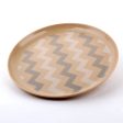 Chevron Bamboo Fiber Plastic Dish Online