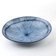 Hoso Tokusa-Thin Ten Grass 19.5 cm Ceramic Dish For Discount