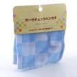 Handkerchief (Gauze 6 Types*Checkered 6-Col 21x21cm) For Cheap