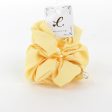 Thin Knit Scrunchie with Pearl (Yellow) For Cheap