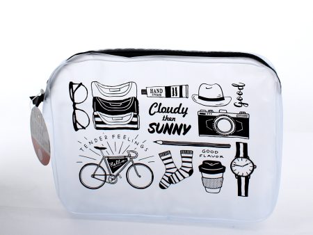 Zipper Pouch (Clip Art OR CL*PK CL*BL CL 23x17cm) on Sale