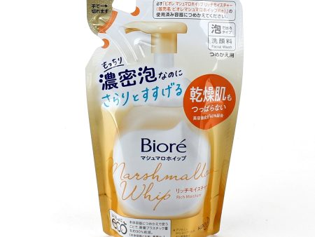 Kao Biore Rich Moisture  Whipped Foam Face Wash Refill (130 mL) For Discount