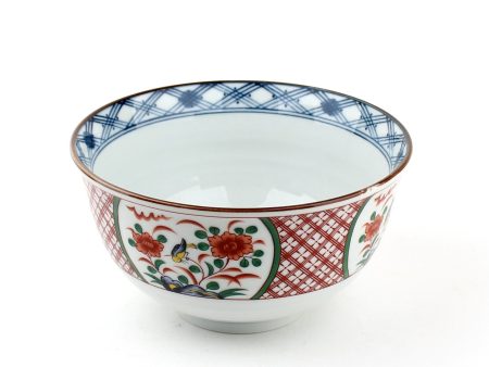 Nishiki-Japanese Brocade Botanical 16 cm Ceramic Bowl Supply