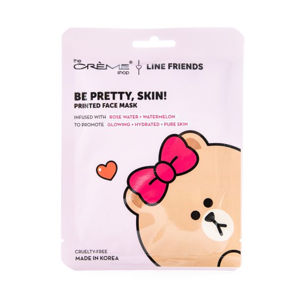 The Creme Shop Line Friends Be Pretty, Skin! Printed Face Mask For Discount