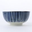 Kozome Hosotokusa Thin Ten Grass Porcelain Bowl d.16.2cm Online now