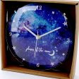 Moon Wall Clock (d.20cm) on Sale