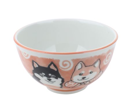 Shiba Dog Porcelain Bowl d.13cm Online Sale