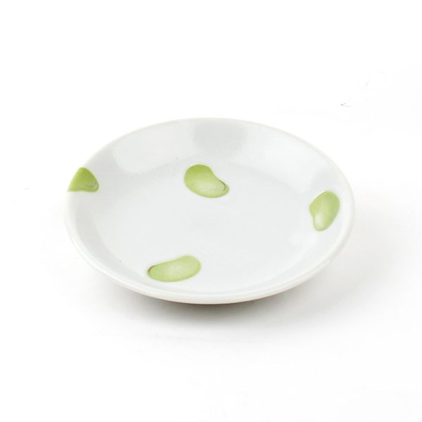 Plate (Porcelain Bean 2cm d.13.5cm) For Discount