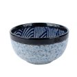 Blue Ocean Waves Ceramic Bowl d.12.8cm Discount