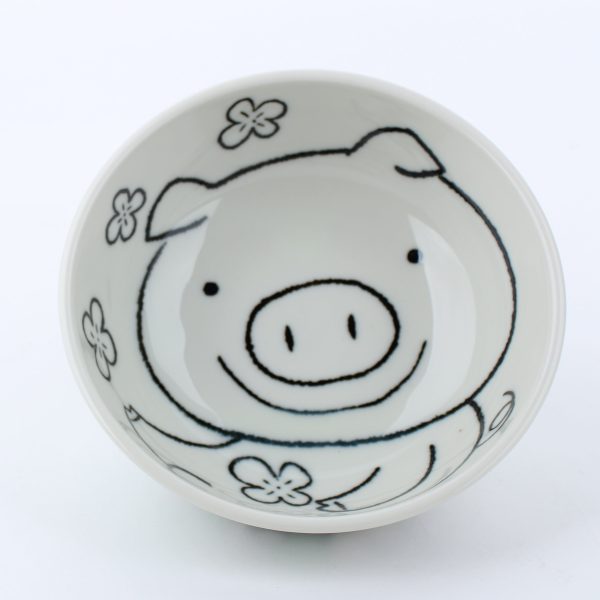 Pig Porcelain Bowl Online now