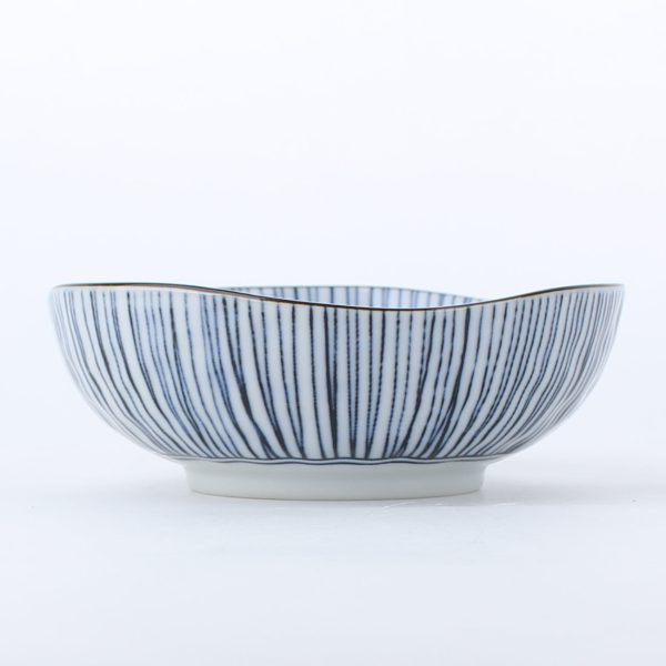 Hosotokusa Thin Ten Grass Porcelain Bowl d.12.1cm on Sale