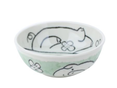 Pig Porcelain Bowl Online now