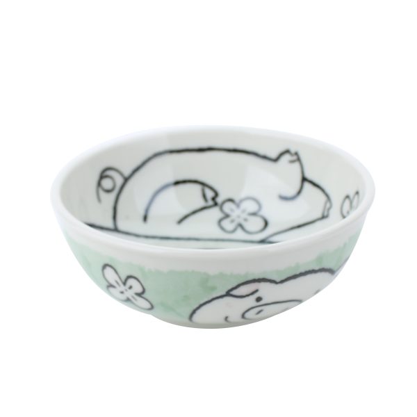 Pig Porcelain Bowl Online now