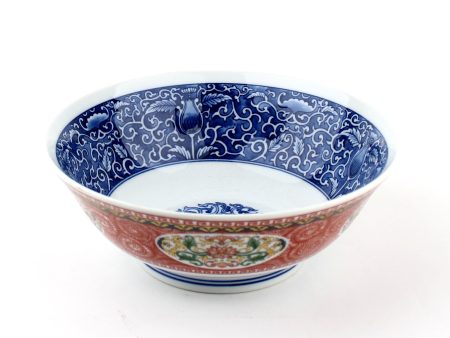 Nishiki-Japanese Brocade 19.5 cm Ceramic Ramen Bowl For Discount