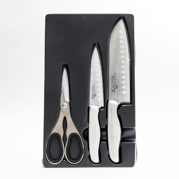 Kitchen Quality High Carbon Stainless Steel Knife and Scissor Set Cheap