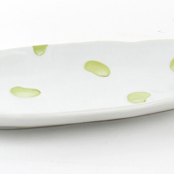 Porcelain Oval Long Plate (Bean) Online