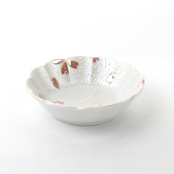 Pearl Flower 13.5 cm Ceramic Bowl For Sale