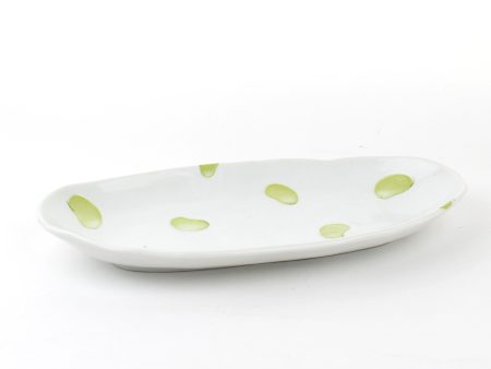 Porcelain Oval Long Plate (Bean) Online