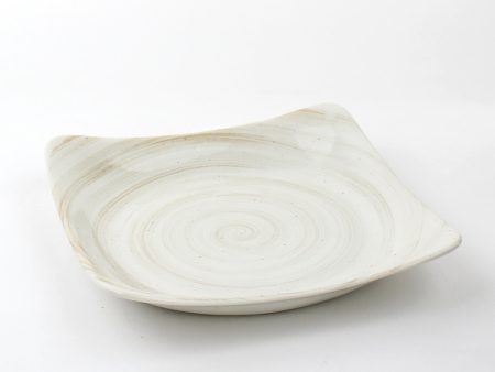 Swirl Square 18 cm Ceramic Square Dish Online