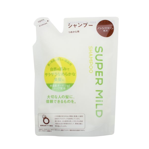 Shiseido Super Mild Shampoo Refill (Herbal Mildly Acidic 400 mL) Hot on Sale