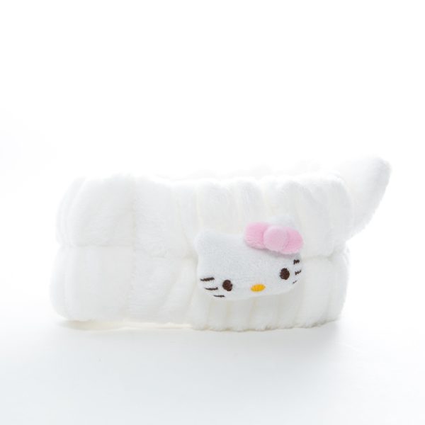 The Creme Shop Hello Kitty Pink Signature Bow Plush Spa Headband Online now