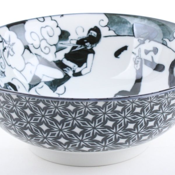 Ninja Ramen Ceramic Bowl (7.5cm d.19cm) Online Hot Sale