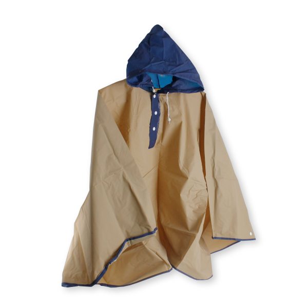 Two-Tone Rain Poncho with Bag Online Hot Sale