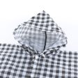 Checkered Poncho with Bag Rain Online Sale