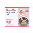 Iron Silicone Coating Tempura Frying Pot with 2 Handles Online Sale