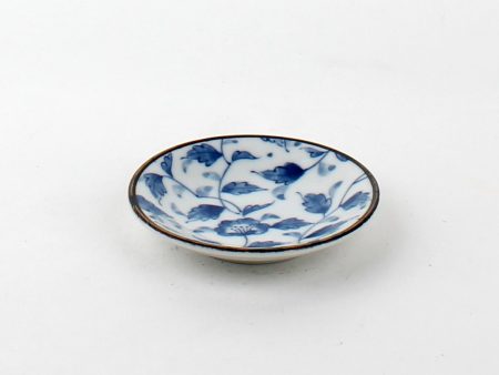 Plate (Porcelain Mini Small Condiments Flower 1.7x9x9cm) Sale