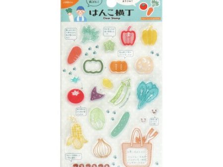 World Craft Hanko Okoku Yokocho Greengrocer Clear Stamps For Discount