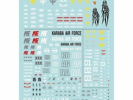 Bandai Gundam Decal 108 ZZ Multiuse (1) on Sale