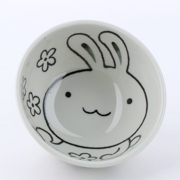 Rabbit Porcelain Bowl d.13cm Sale