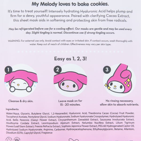 The Creme Shop My Melody Softer Than Cookies Sheet Mask Supply