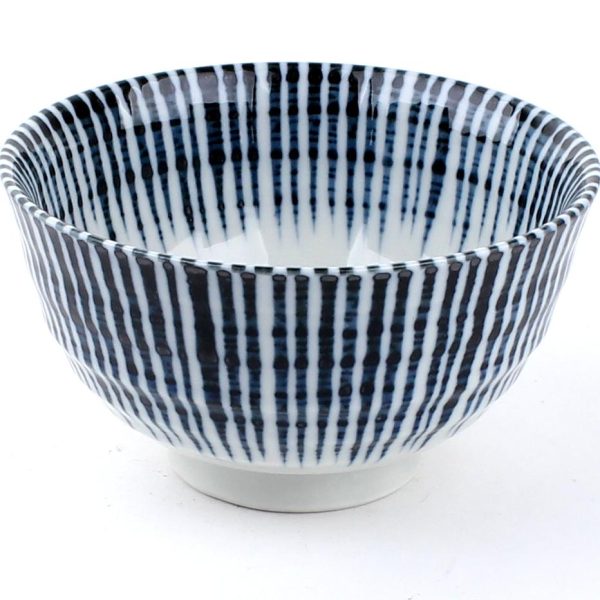 Sendan Tokusa-Ten Grass Rim Procelain Rice Bowl (6cm d.11.5cm) For Sale