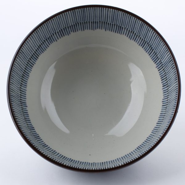 Kozome Hosotokusa Thin Ten Grass Porcelain Bowl d.17.3cm Cheap