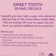 The Creme Shop Hello Kitty Sweet Tooth 35 Nail Decals For Cheap