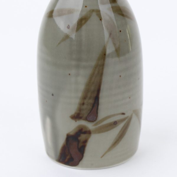 Mashiko Bamboo Porcelain Tokkuri Sake Bottle Online Sale