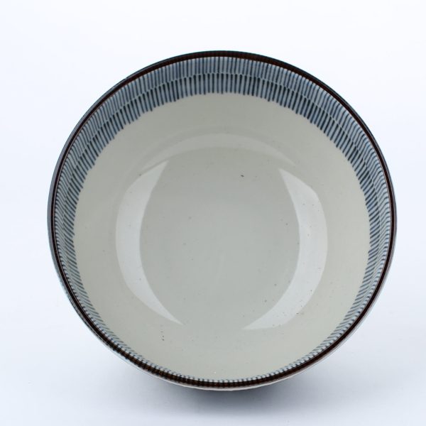 Kozome Hosotokusa Thin Ten Grass Porcelain Bowl d.16.2cm Online now