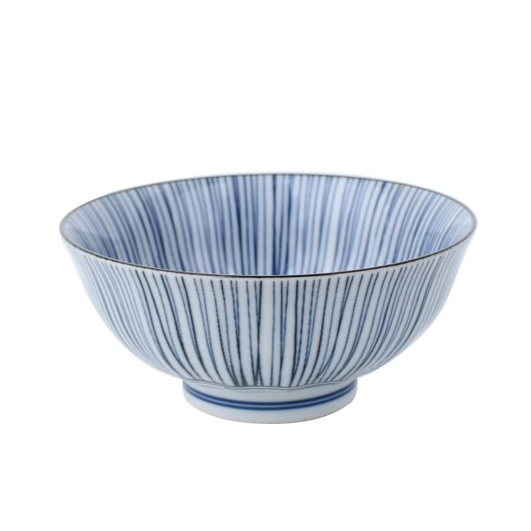 Hosotokusa Thin Ten Grass Porcelain Rice Bowl d.13.9cm For Cheap